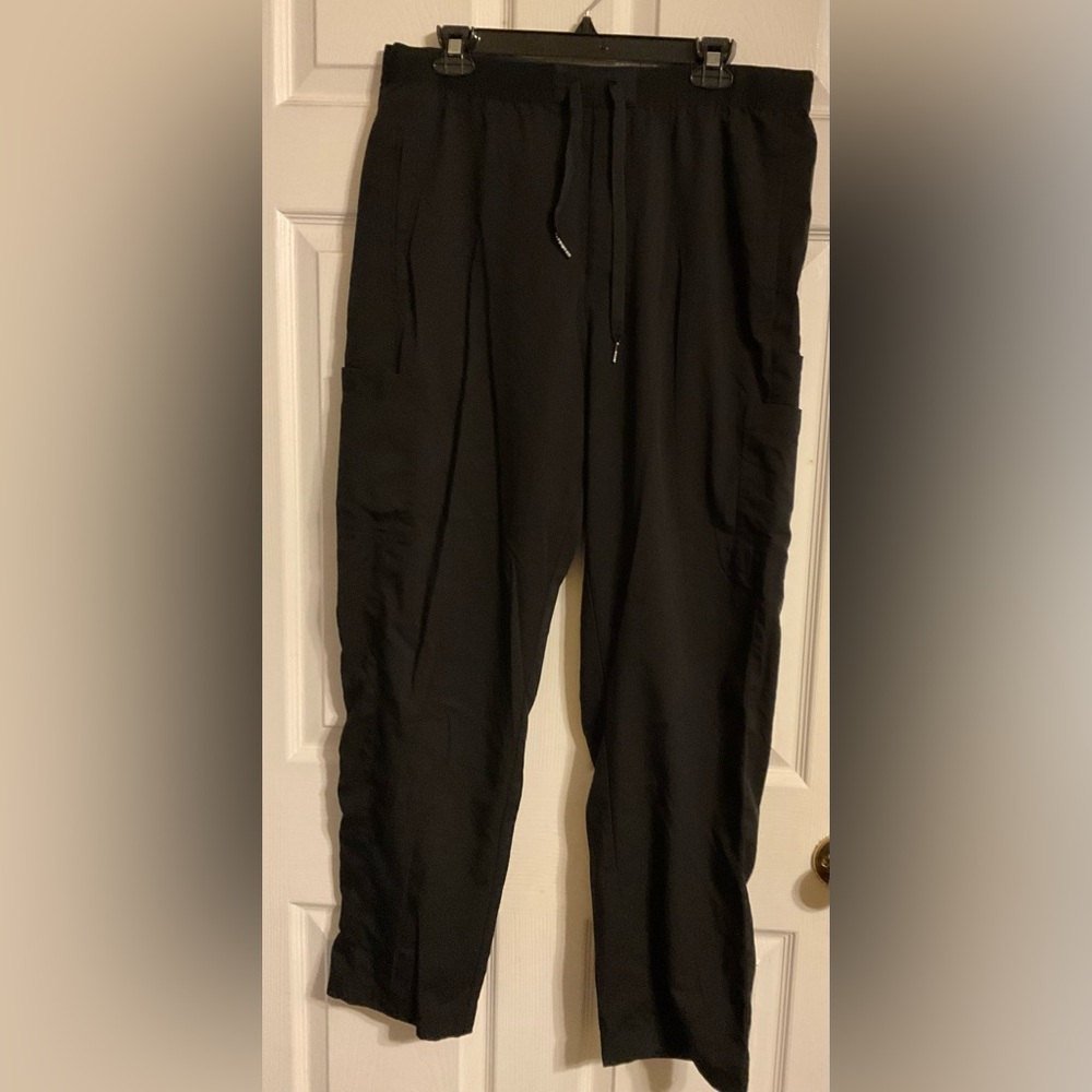 Men's Black Cargo Jogger Pants - Casual Everyday Wear